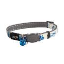 Rogz Kattenhalsband Glowcat Blauw Floral S