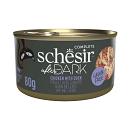 Schesir Kattenvoer After Dark Kip & Eend Bouillon 80 gr