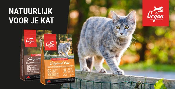 15% korting op Orijen kattenvoer 1,8 kg!