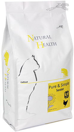 Natural Health kattenvoer Pure & Simple Senior 2 kg