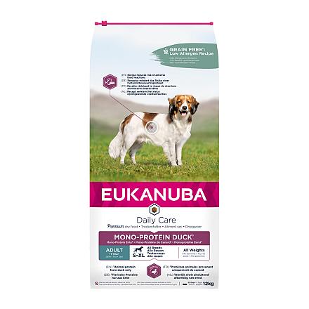 Eukanuba Hondenvoer Daily Care Mono-Protein Duck 12 kg