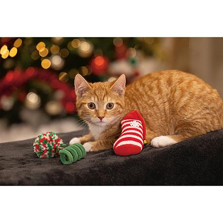 Beeztees Kattenspeelgoed Kerstfun 3 st