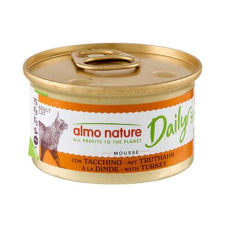 Almo Nature Kattenvoer Daily Mousse Kalkoen 85 gr