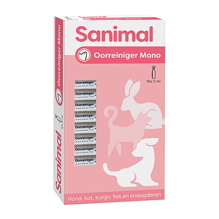 Sanimal Oorreiniger Mono 10 x 5 ml