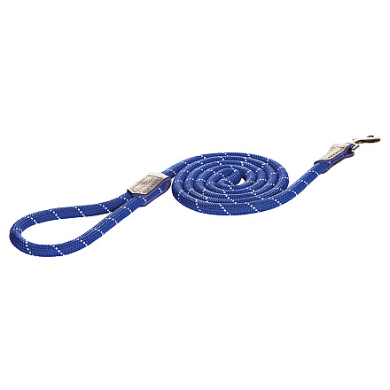 Rogz Hondenlijn Lang Rope Blauw