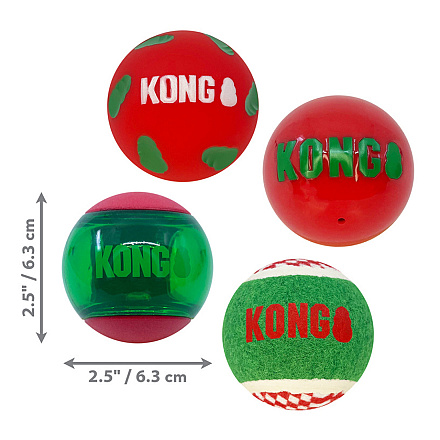 Kong Kerst Occasions Balls M 4 st