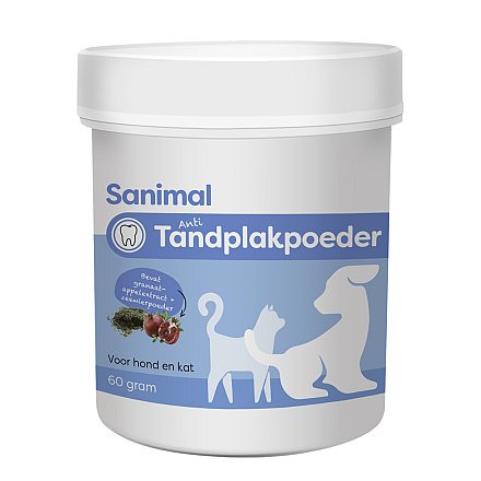 Sanimal Anti-Tandplakpoeder 60 gr