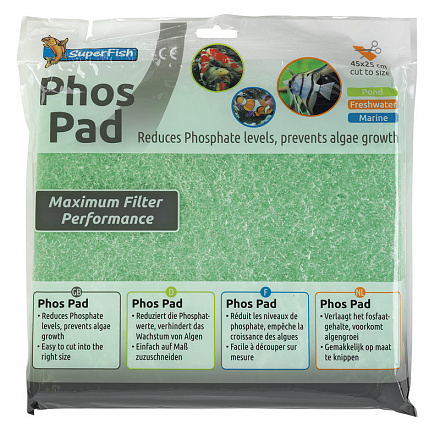 SuperFish filtermat Phos pad 45 x 25 cm